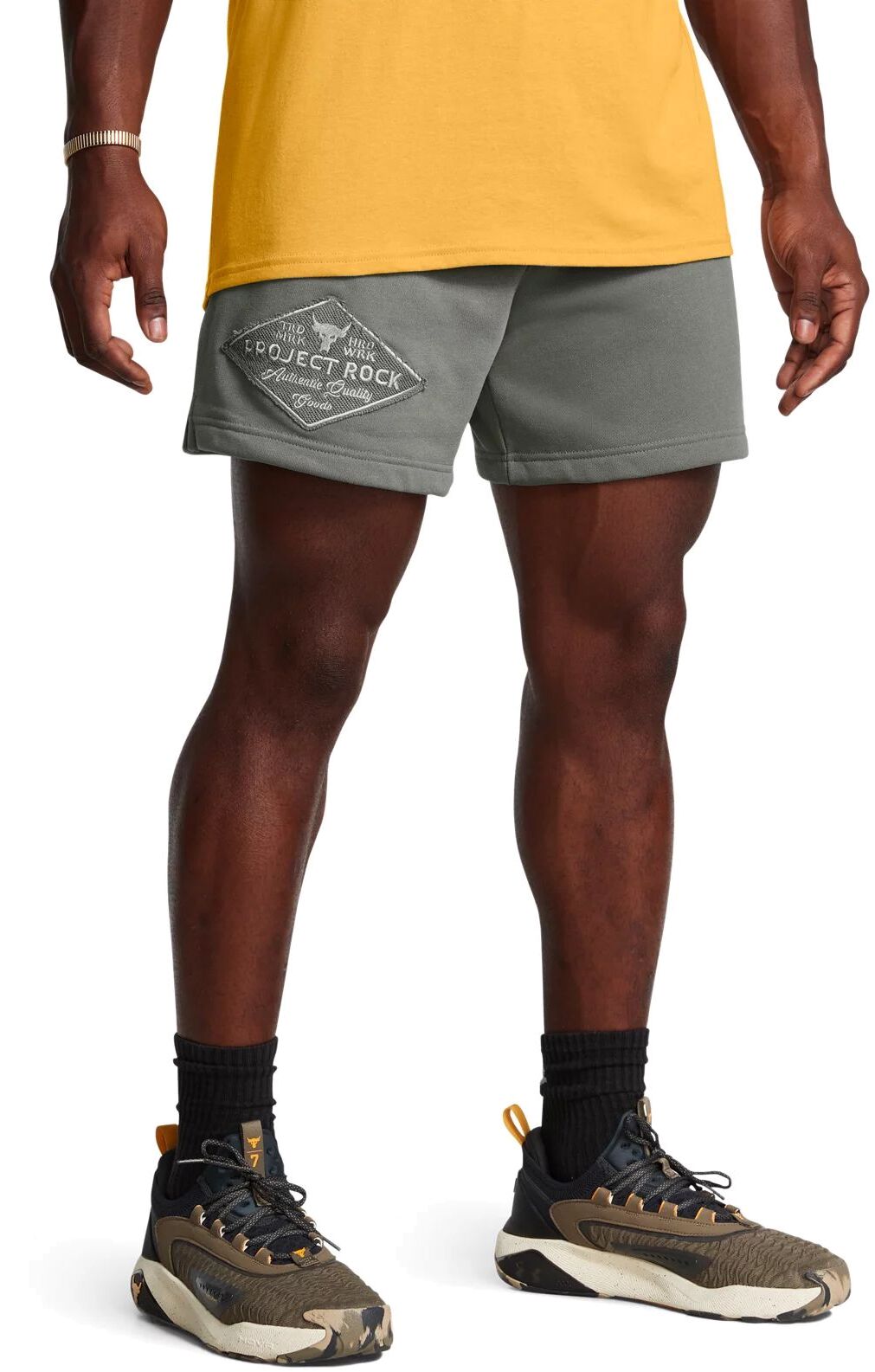 Трикотажные шорты мужские Under Armour PJT RCK HWT SHORTS TOOLS серые 2XL 12999₽