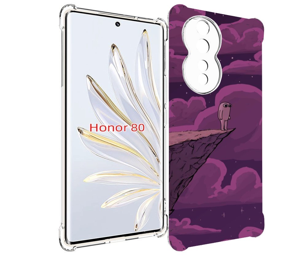 

Чехол MyPads розовая-фасолька для Honor 80, Прозрачный, Tocco