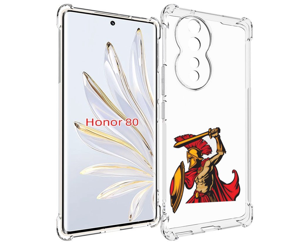 

Чехол MyPads римский-воин для Honor 80, Прозрачный, Tocco