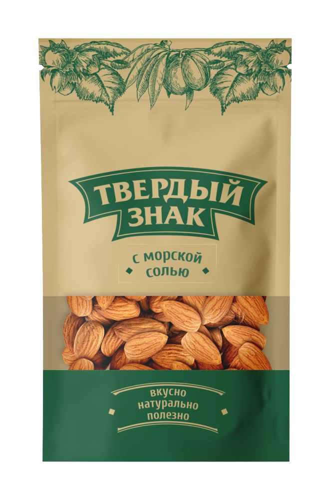 

Миндаль Твердый Знак жареный соленый 150 г