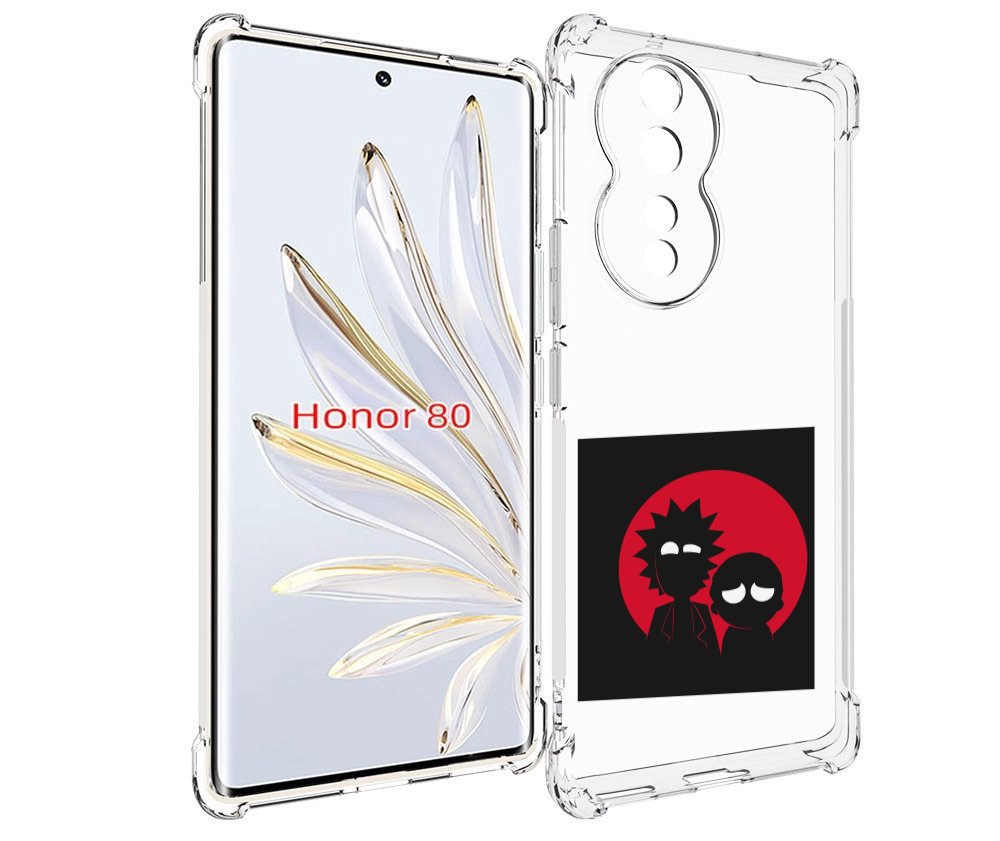 

Чехол MyPads рик и морти в тени для Honor 80, Прозрачный, Tocco