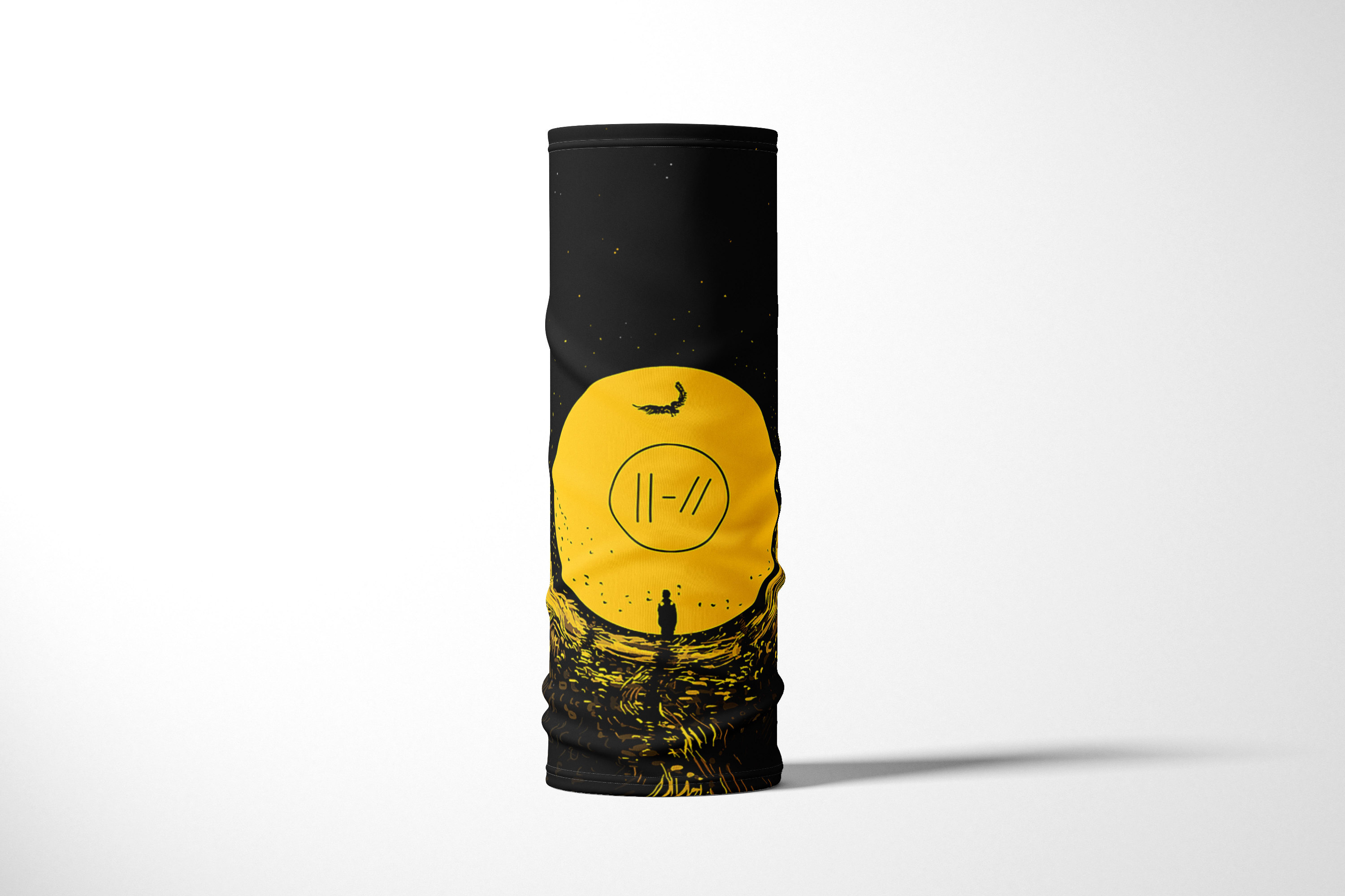 

Бандана / Бафф / Снуд-трансформер / Рок / Twenty one pilots, Черный;желтый, BBuffVM_VM1678897