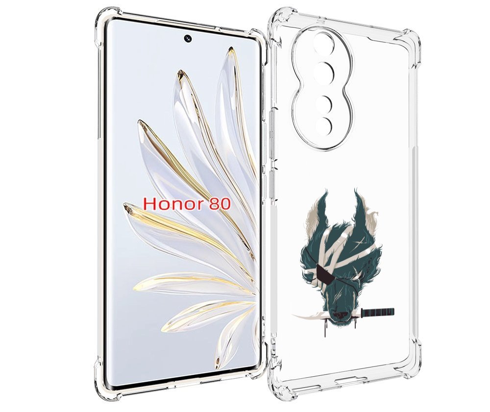 

Чехол MyPads волк-разбойник для Honor 80, Прозрачный, Tocco