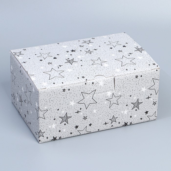 

Коробка сборная «Звёзды», 20 х 15 х 10 см, Коллекция упаковки "Звезды"