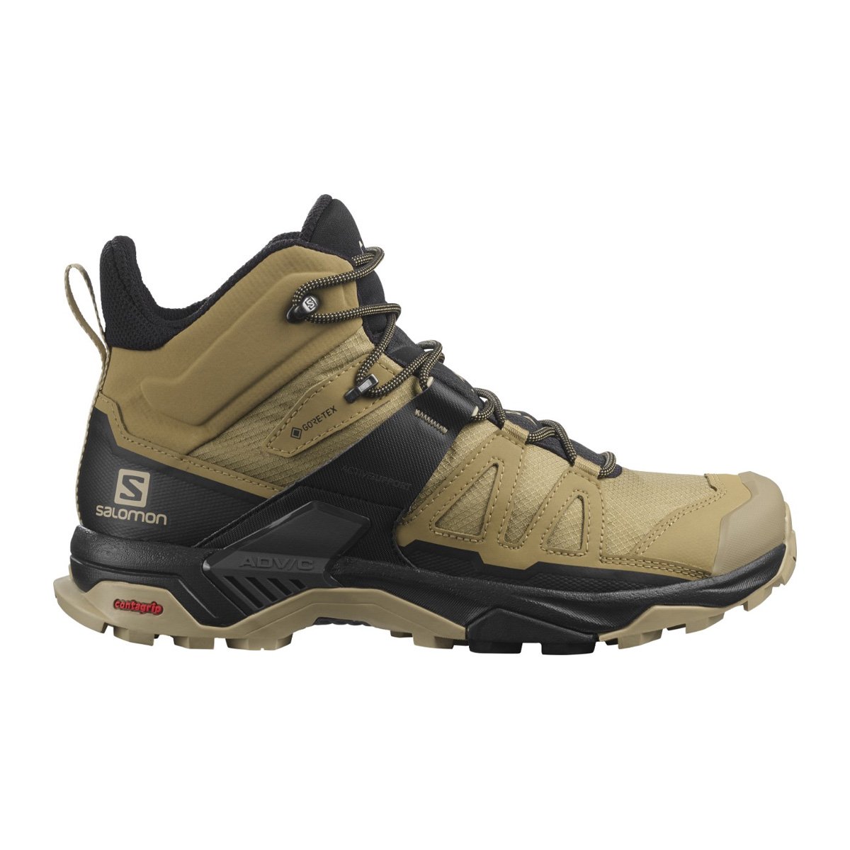 фото Ботинки salomon x ultra 4 mid gtx, kelp/black/safari, 12.5 uk