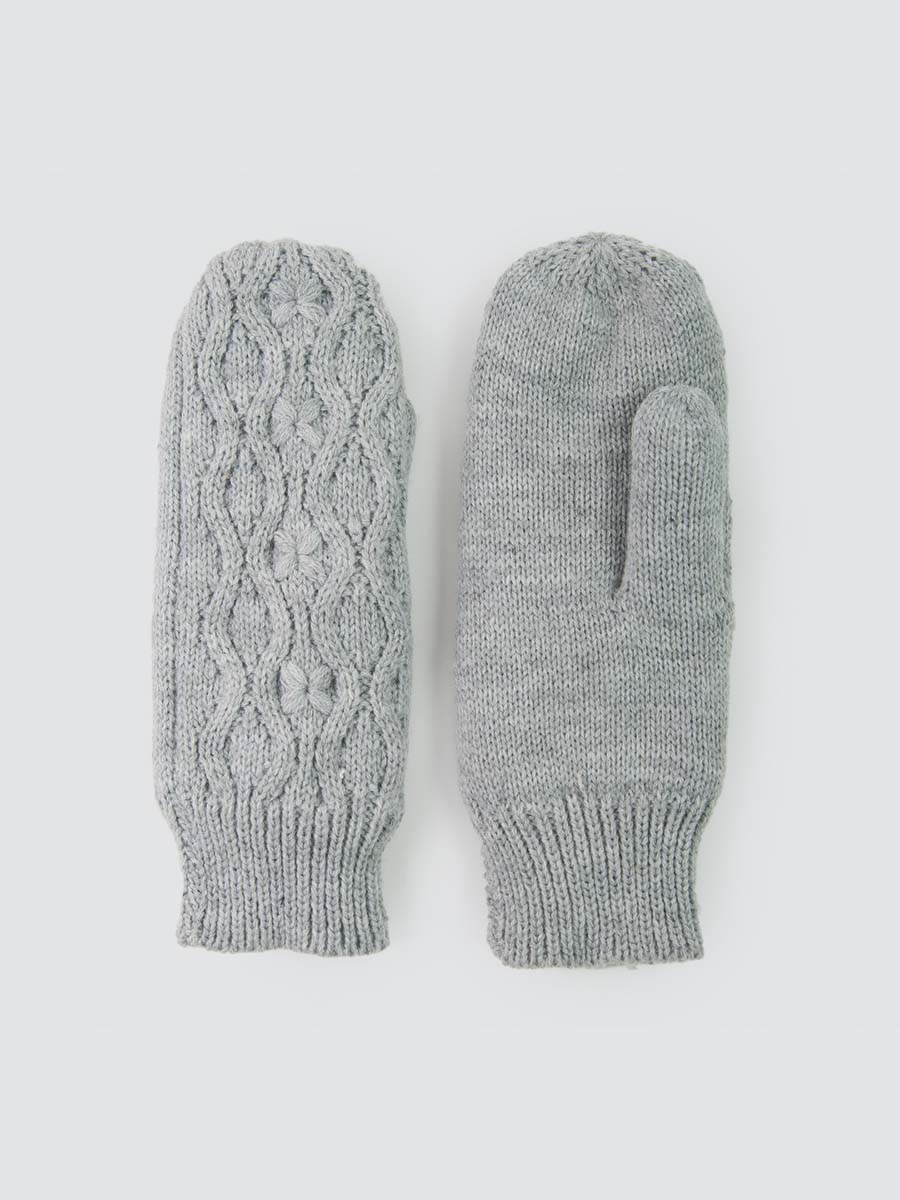 

Варежки женские Marmalato 979-508 серые, one size, 979-508