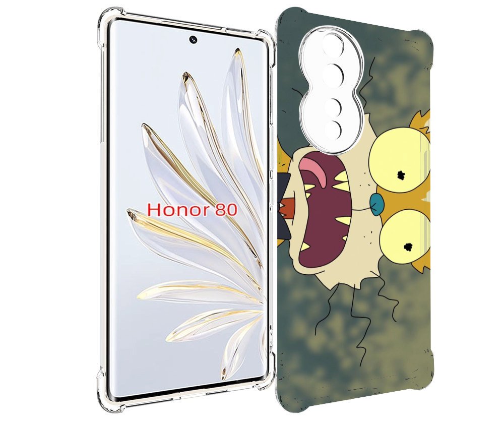 

Чехол MyPads пугливый кот для Honor 80, Прозрачный, Tocco