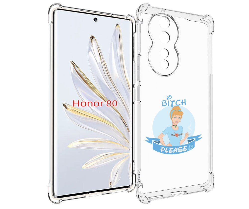 

Чехол MyPads принцесса-эльза женский для Honor 80, Прозрачный, Tocco
