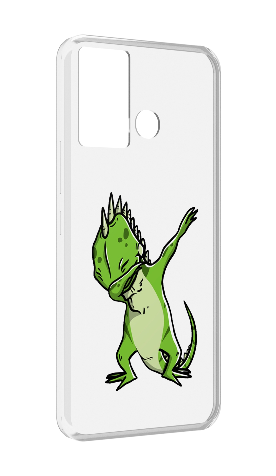 

Чехол MyPads крутая-ящерица для Infinix Hot 12 Play, Прозрачный, Tocco