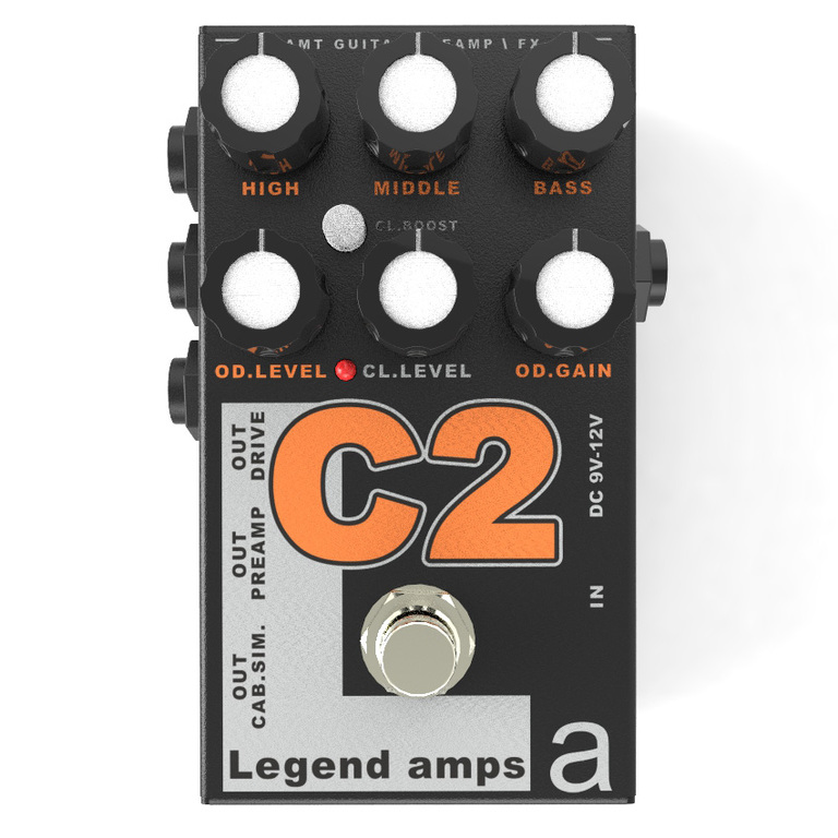 Legend Amps 2 Двухканальный гитарный предусилитель C2, AMT Electronics C-2