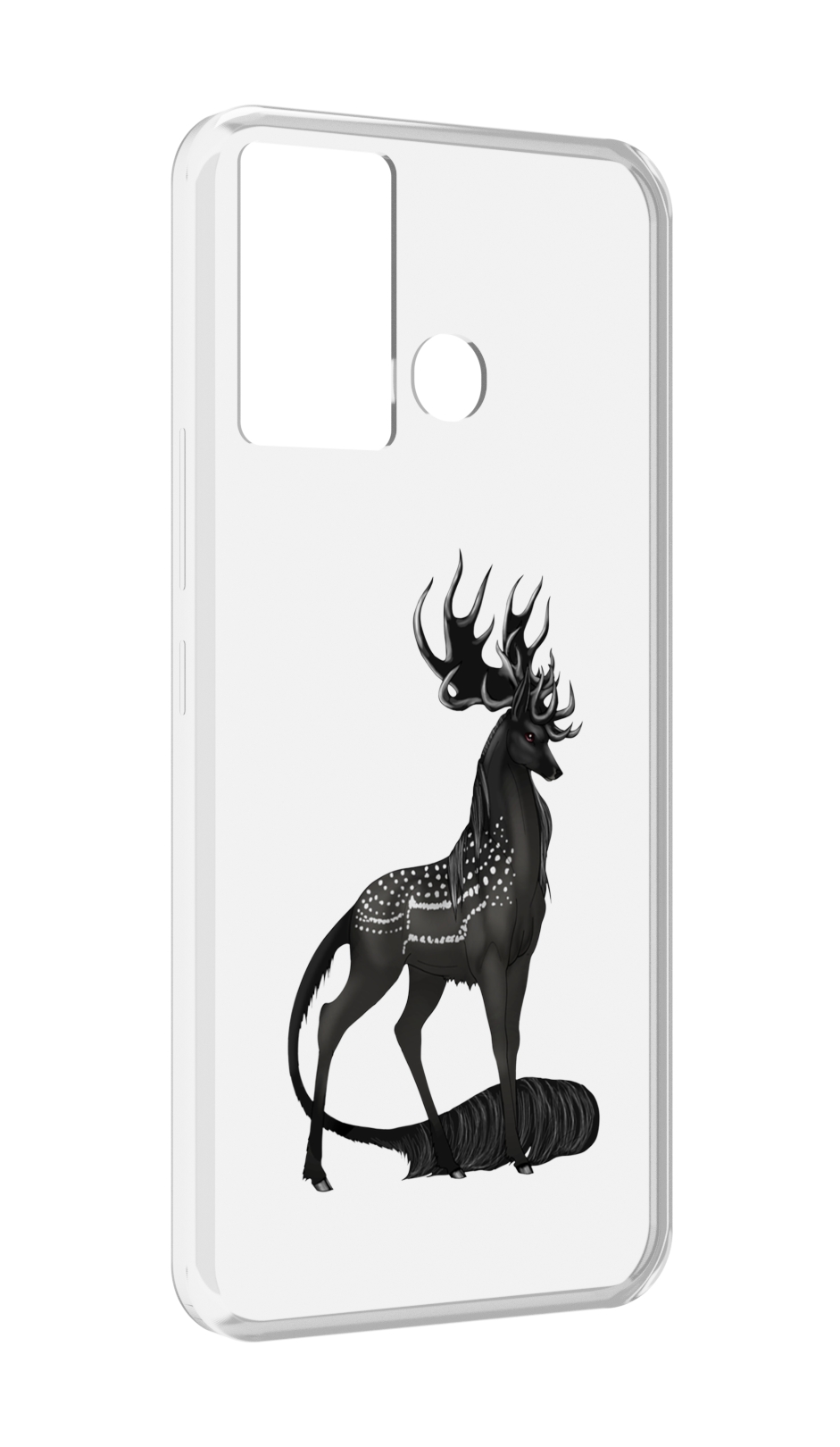

Чехол MyPads красивый-черный-олень для Infinix Hot 12 Play, Прозрачный, Tocco