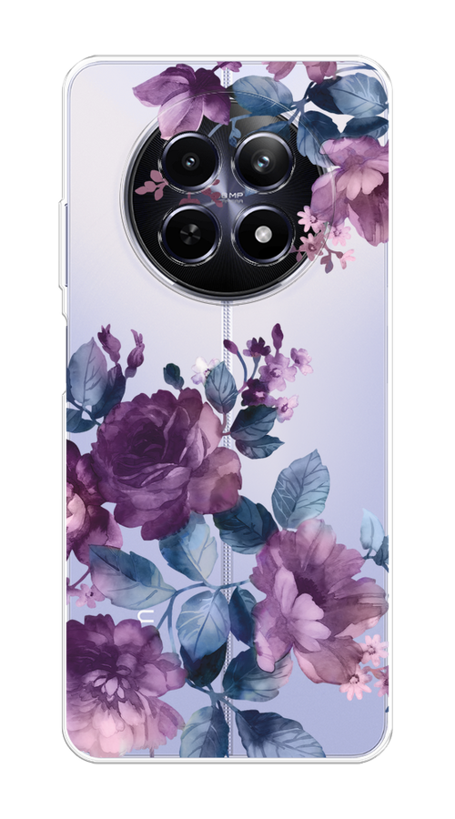 

Чехол на Realme 12 5G "Purple Blossoms", Синий;фиолетовый, 2516450-1