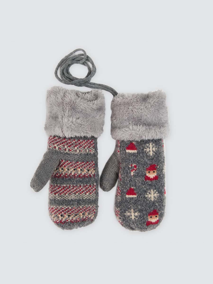 

Варежки женские Marmalato 901-023 серые, one size, 901-023