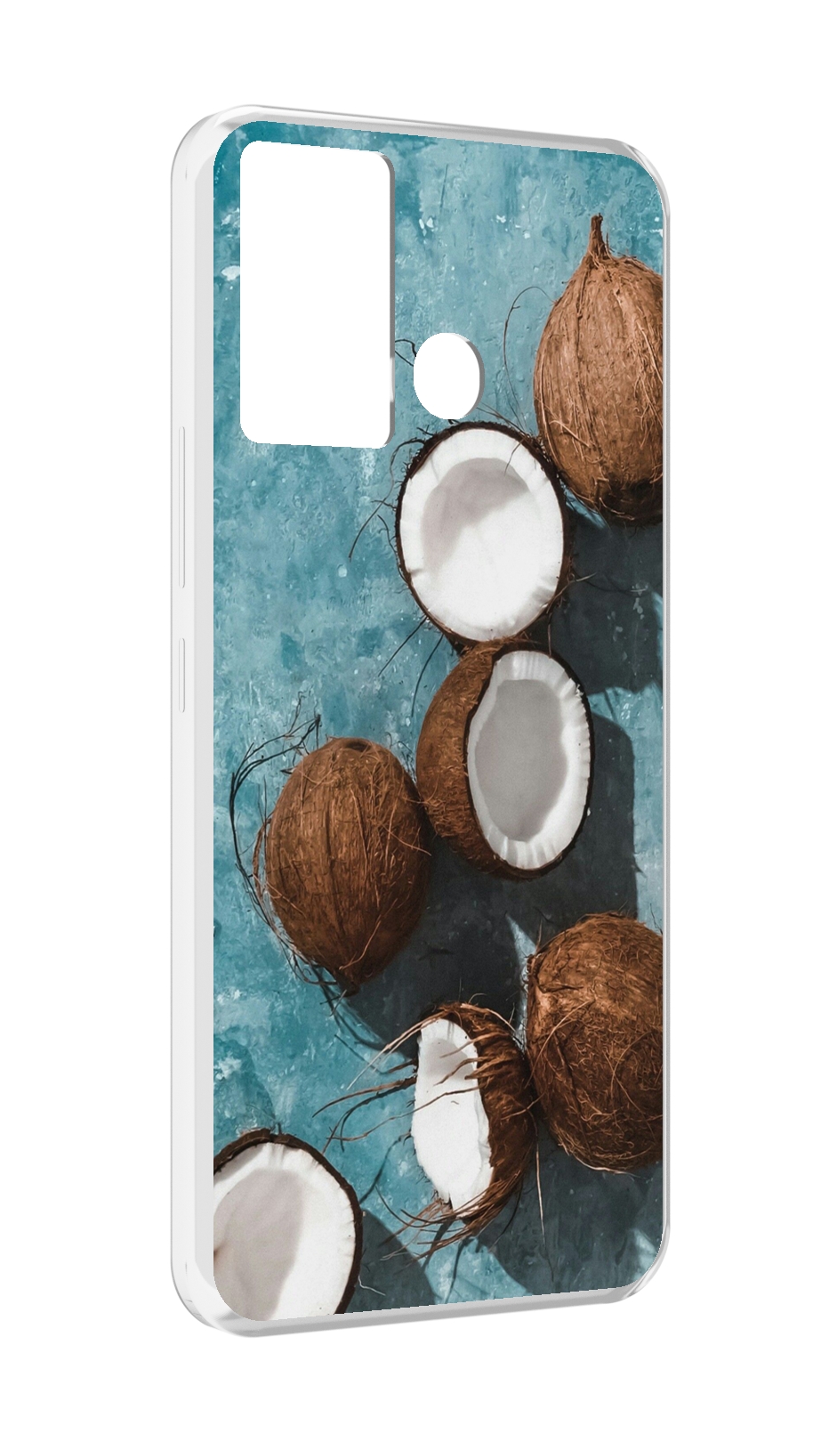 

Чехол MyPads красивые-кокосы для Infinix Hot 12 Play, Прозрачный, Tocco