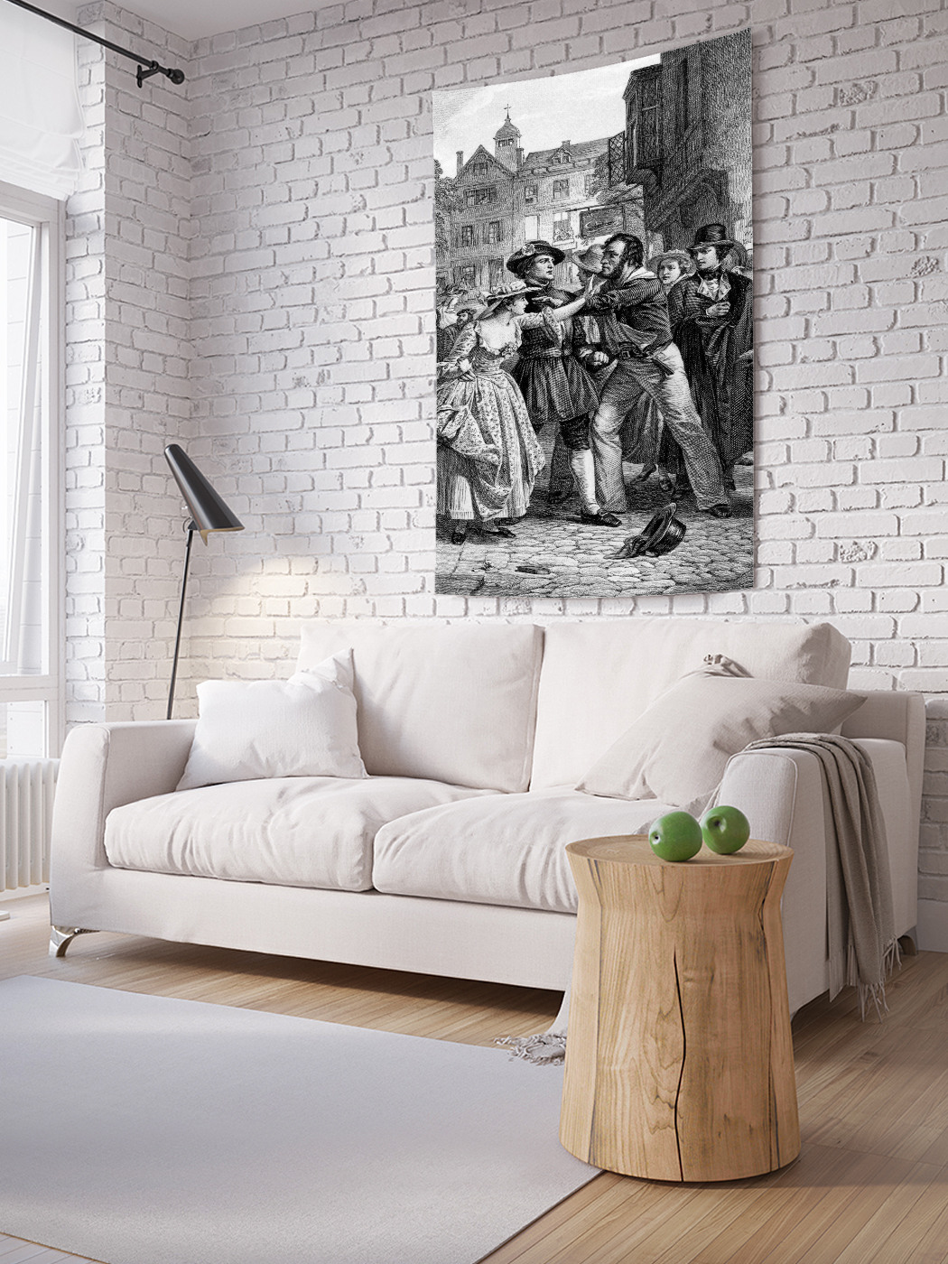 

Вертикальное фотопанно на стену JoyArty Уличная ссора 100x150 см, Уличная ссора