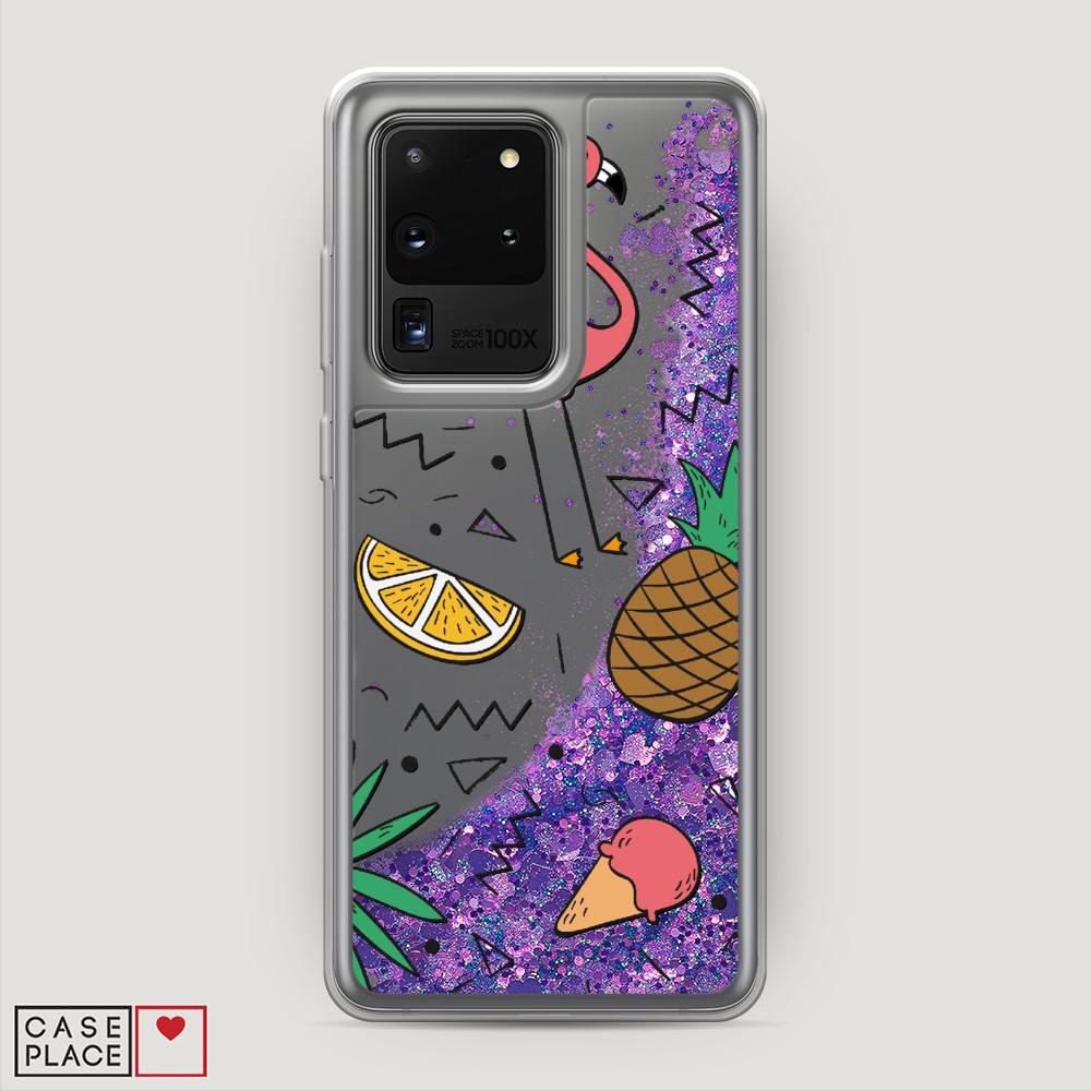 

Чехол Awog на Samsung Galaxy S20 Ultra "Гавайский фон", Разноцветный, 29492-1