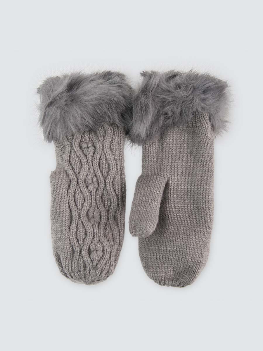 

Варежки женские Marmalato 901-005 серые, one size, 901-005