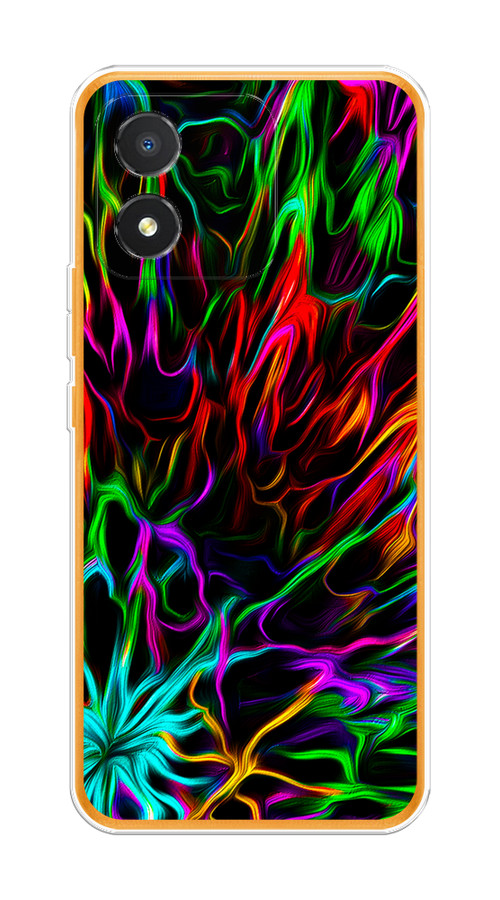 

Чехол на Honor X5 "Разноцветные разводы", Голубой;зеленый;оранжевый, 6120950-3