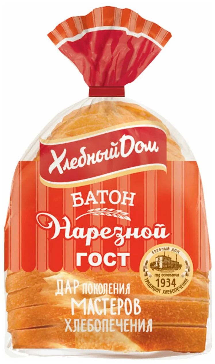 

Батон Хлебный дом Чесночный пшеничный 200 г