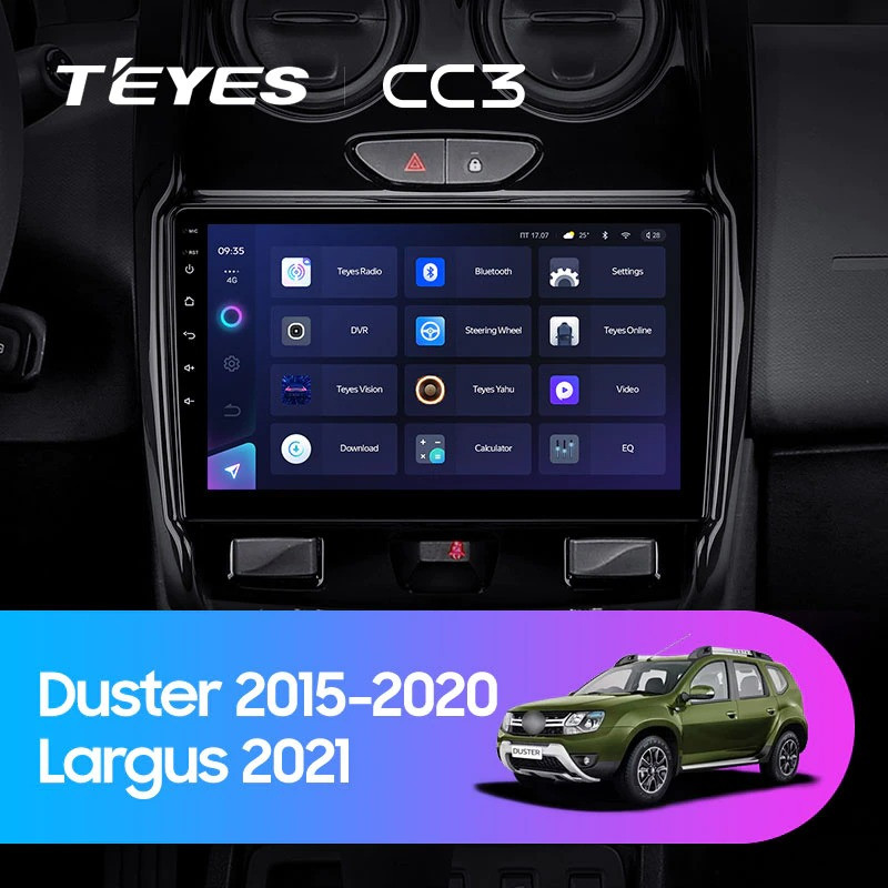 

Автомобильная магнитола Teyes CC3 4/32 Renault Duster (2015-2020), Teyes CC3 Renault Duster (2015-2020)