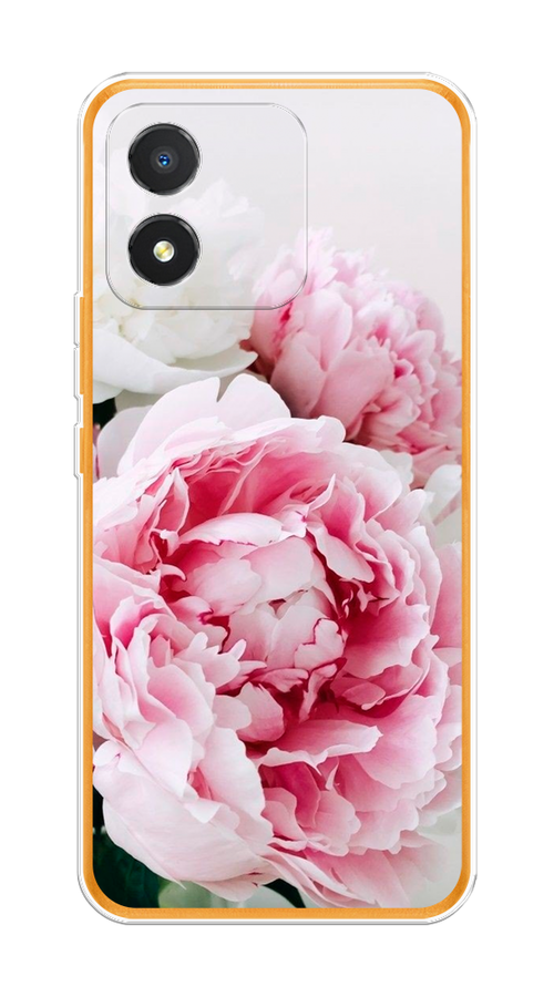 

Чехол на Honor X5 "Розовые и белые пионы", Розовый;белый, 6120950-2