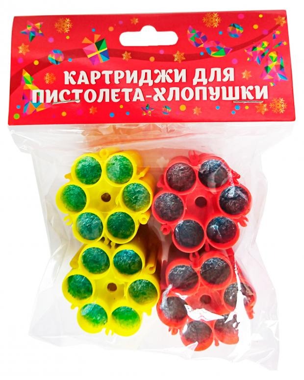 

Картриджи для Пистолет игрушечный-хлопушки 4 шт, Зеленый