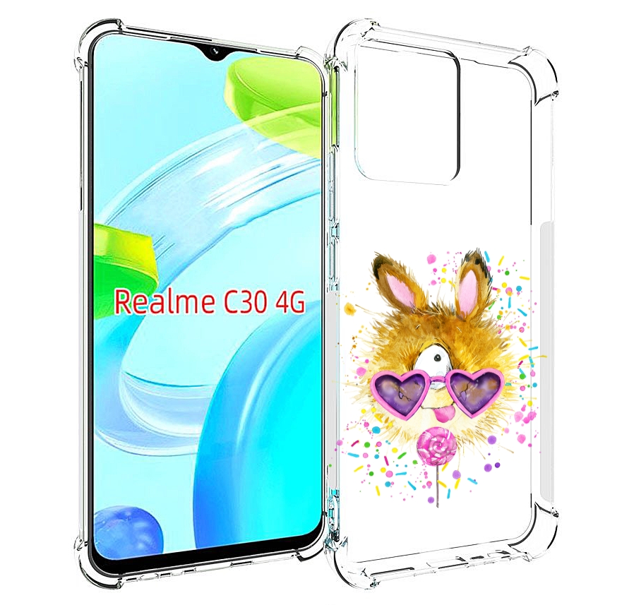 

Чехол MyPads Чупя для Realme C30 4G / Narzo 50i Prime, Прозрачный, Tocco