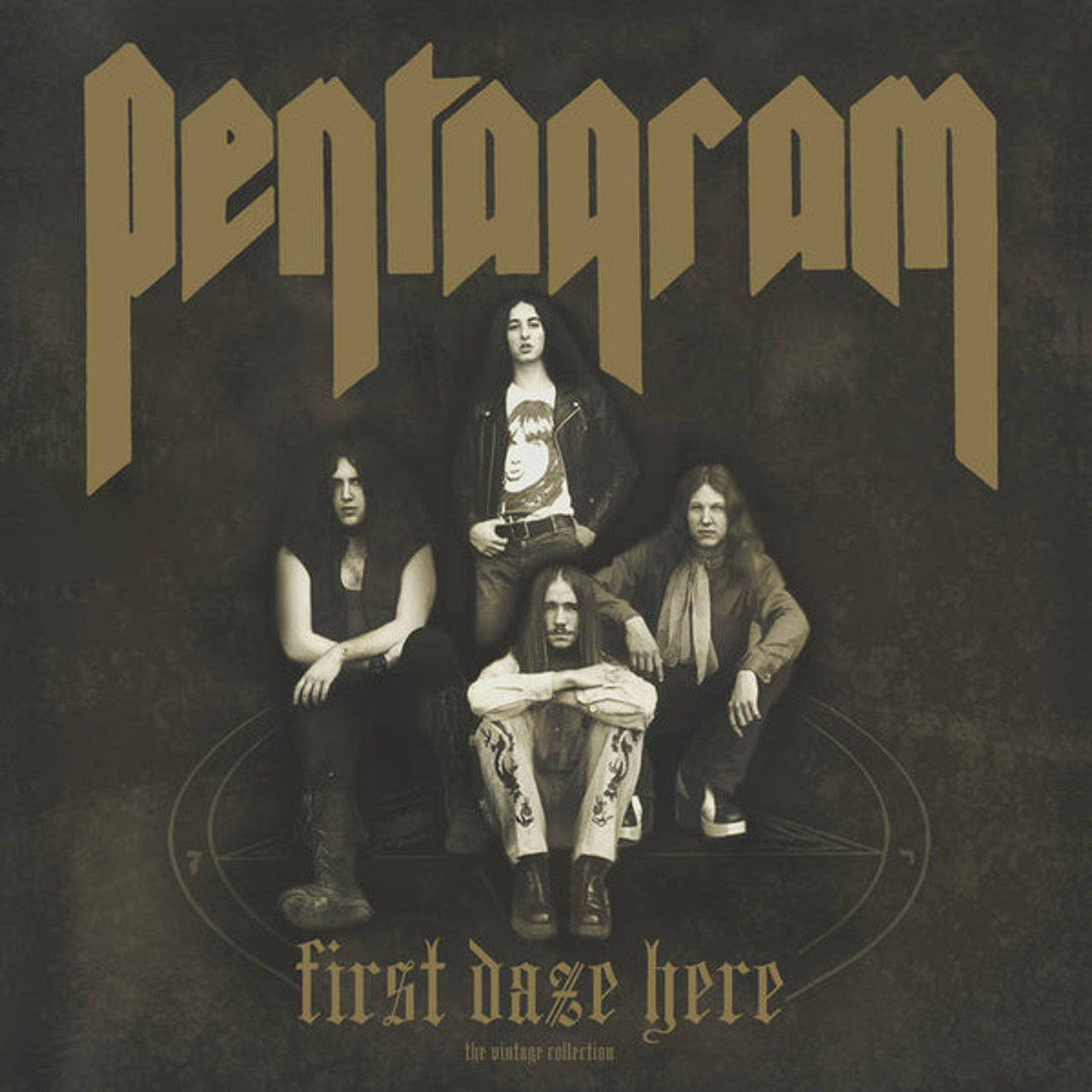 Pentagram First Daze Here: The Vintage Collection (Green Swamp And Gold Translucent) LP