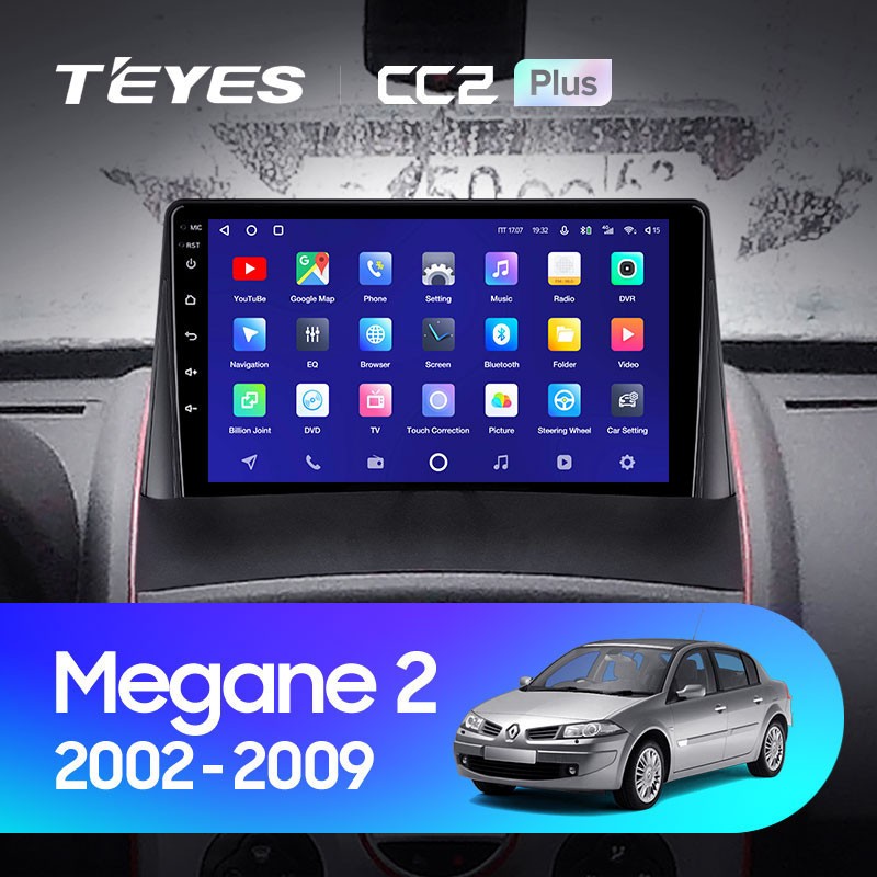 Автомобильная магнитола Teyes CC2L Plus 2/32 Renault Megane 2 (2002-2009)