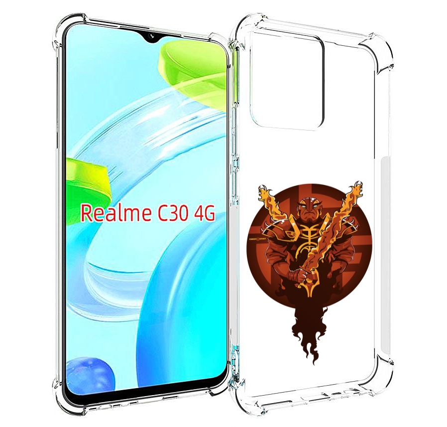 

Чехол MyPads ember spirit для Realme C30 4G / Narzo 50i Prime, Прозрачный, Tocco