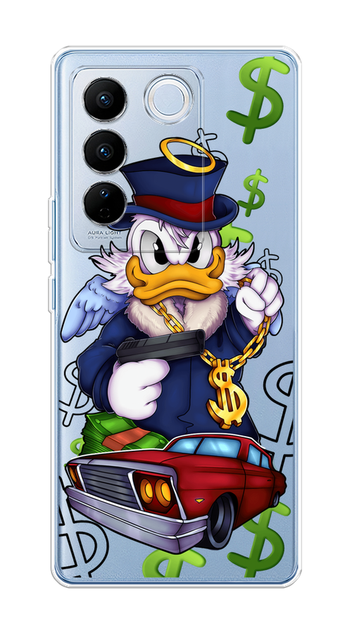 

Чехол на Vivo V27/V27 Pro "Scrooge McDuck with a Gold Chain", Красный;синий;белый, 268550-6