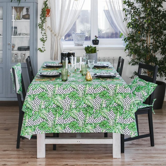 

Скатерть Этель «Геометрия» 150×220 см, репс, пл. 130 г/м², 100% хлопок