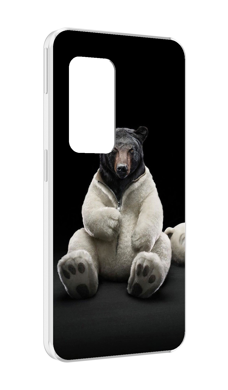 

Чехол MyPads Медведь-бурый-белый для UleFone Power Armor X11 Pro, Прозрачный, Tocco