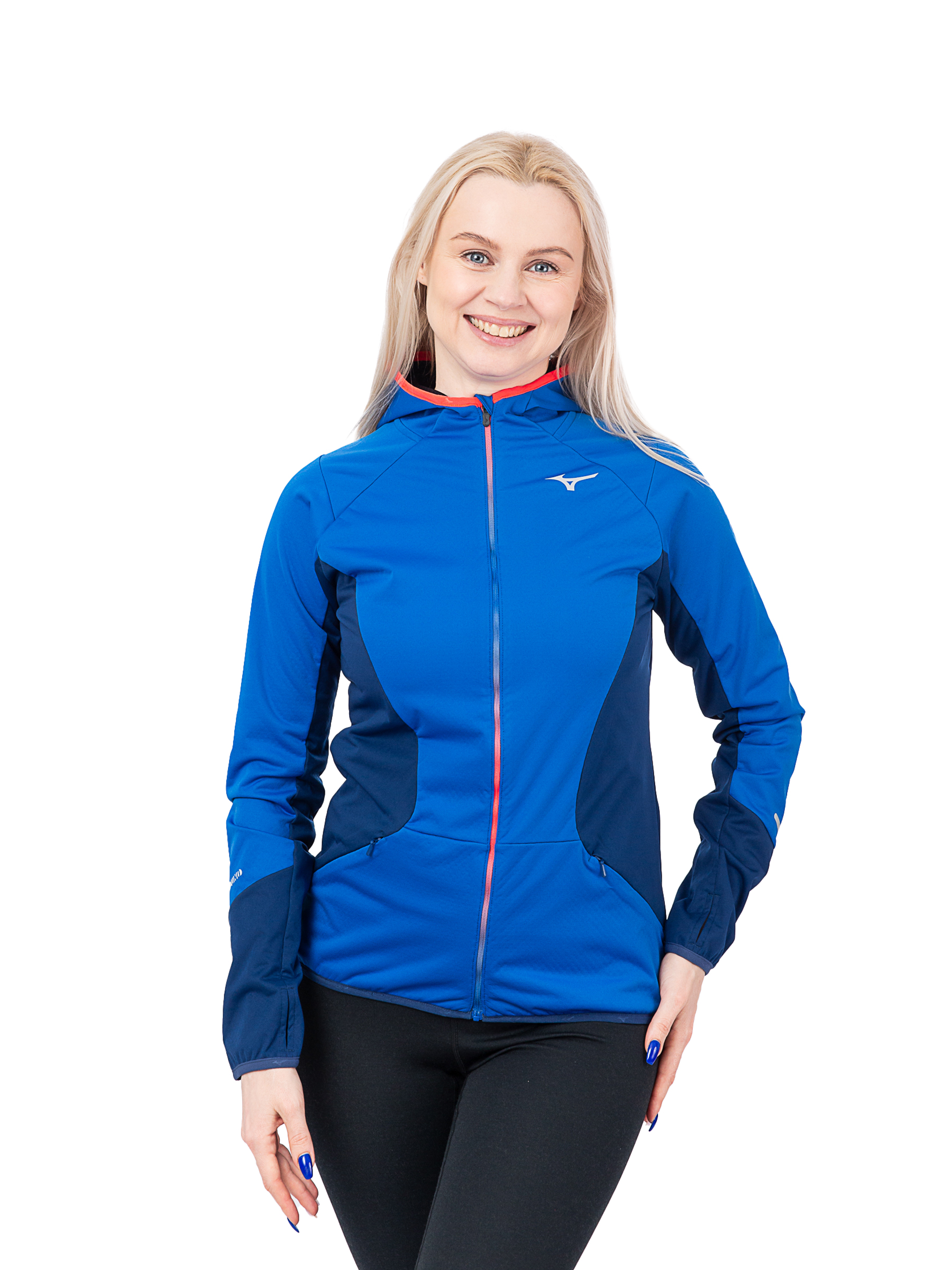 

Ветровка женская Mizuno J2GE0701 синяя XL, Синий, J2GE0701
