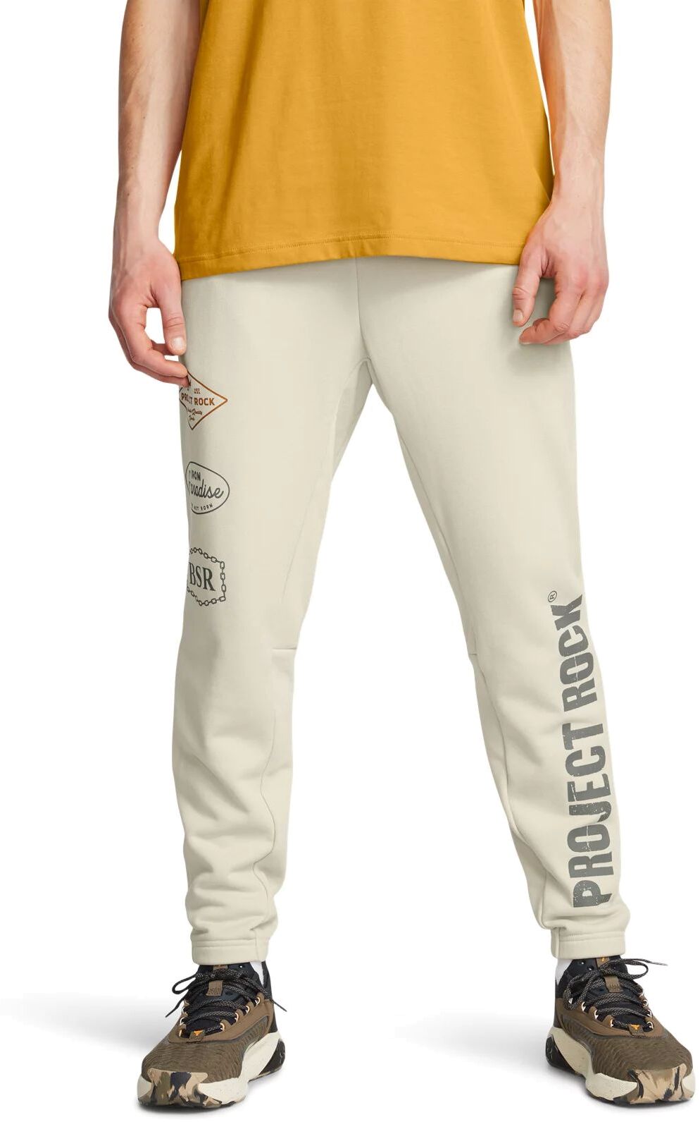 Спортивные брюки мужские Under Armour PJT RCK HWT PANT TOOLS белые SM