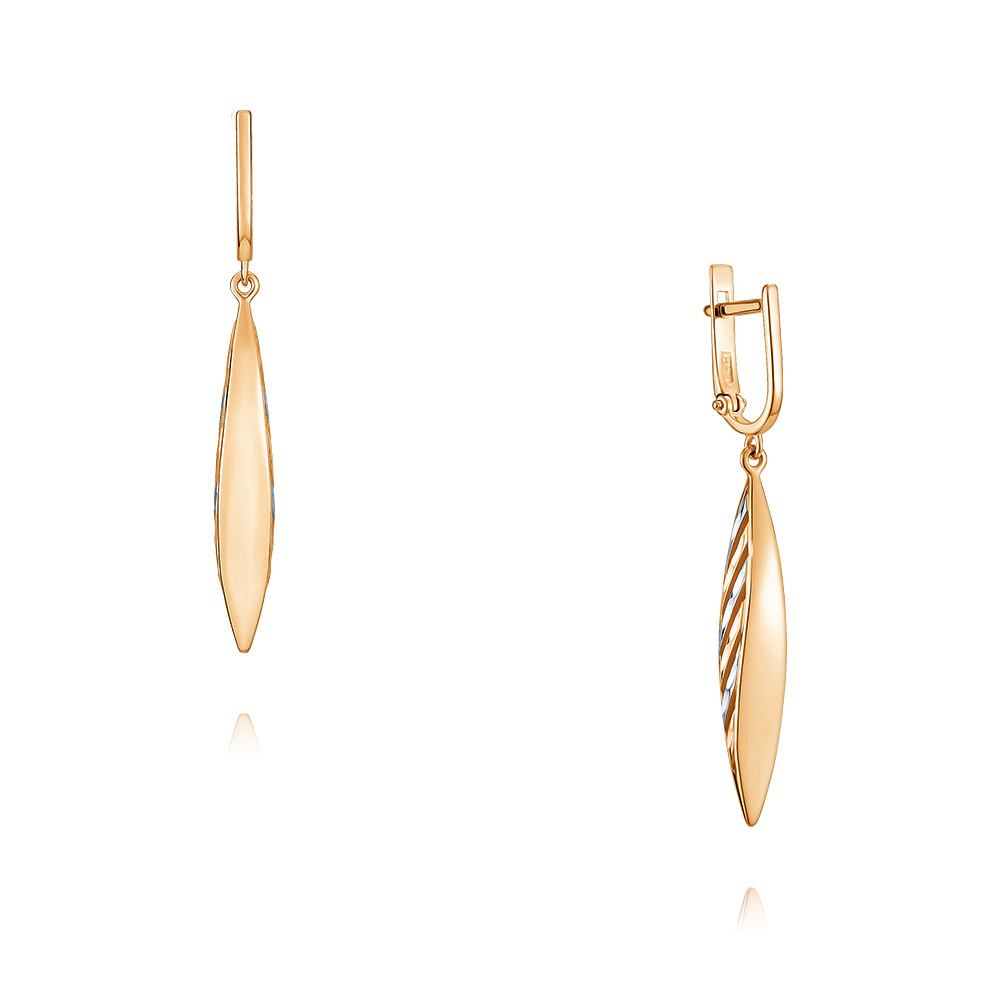 

Серьги подвески из красного золота ADAMAS 24040123/01-А507Д-01, 24040123/01-А507Д-01
