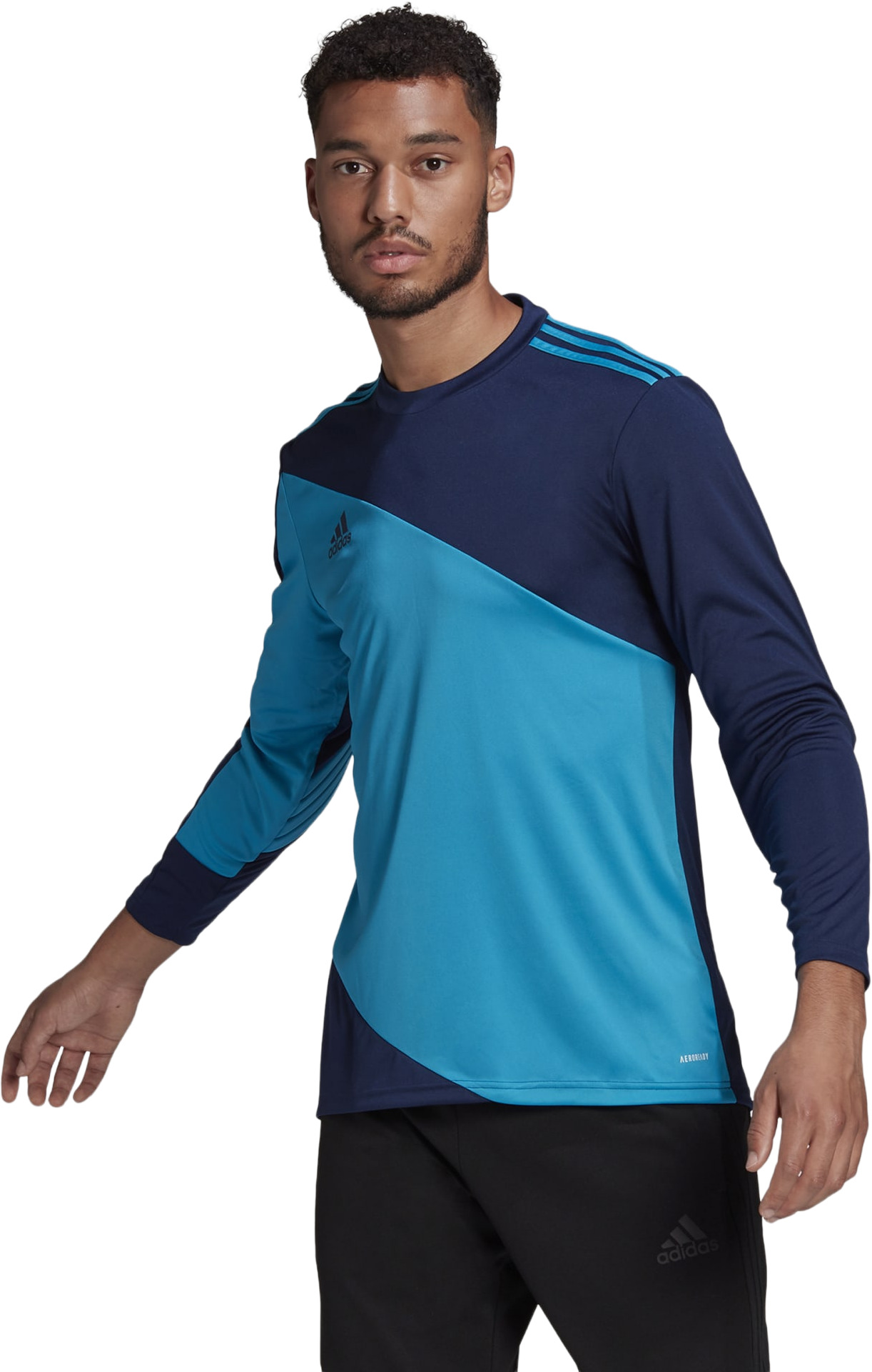 

Лонгслив мужской Adidas GN6944 синий XL, GN6944