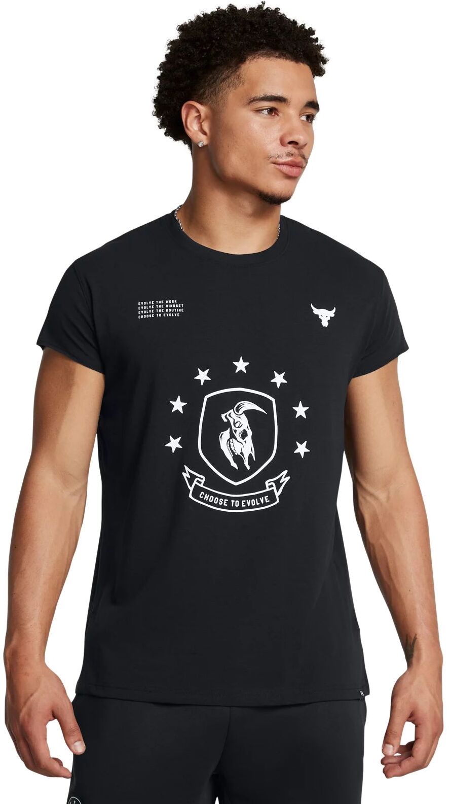 

Футболка мужская Under Armour UA PJT RCK EVOLVE CAP SLV T черная 2XL, Черный, UA PJT RCK EVOLVE CAP SLV T