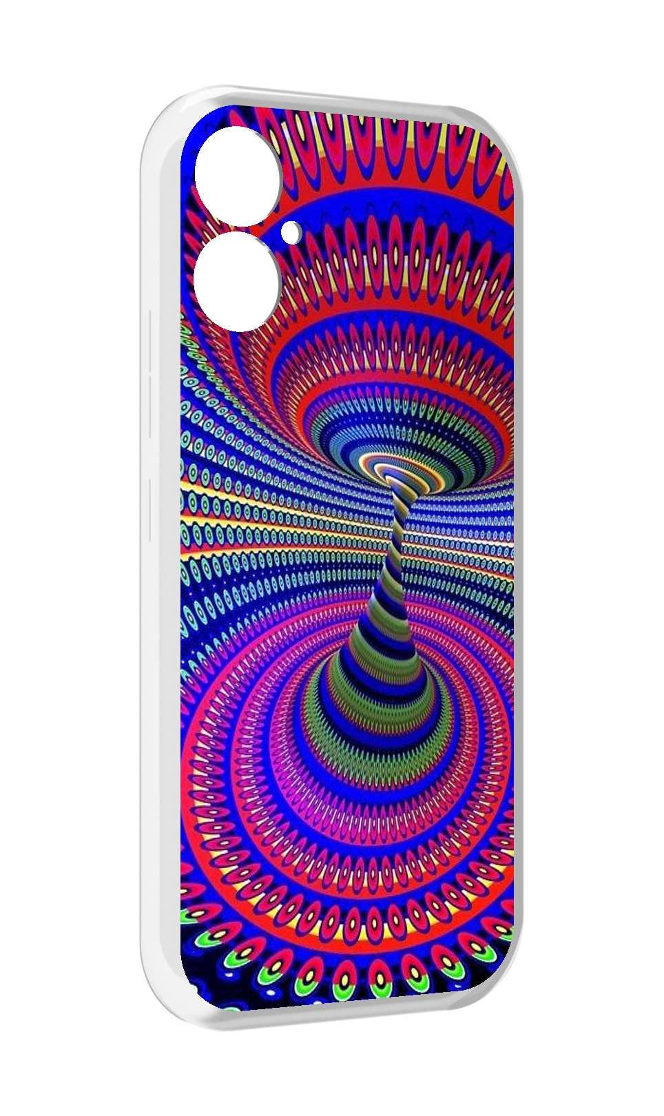 

Чехол MyPads оптическая иллюзия для Tecno Spark 9 Pro \ Spark 9T, Прозрачный, Tocco