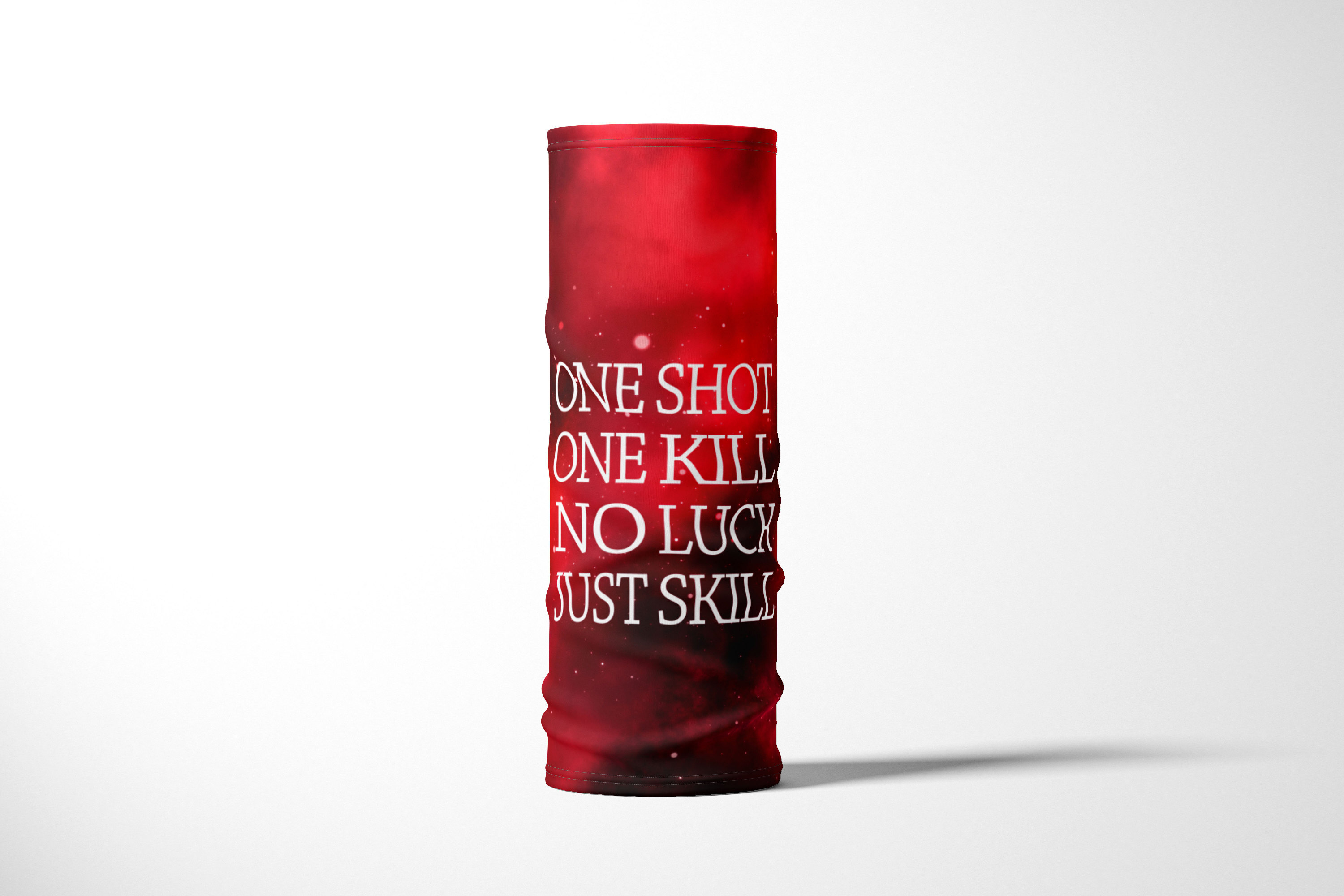 

Бандана / Бафф / Снуд-трансформер / Геймерам / Counter Strike One Shot Kill, Черный;белый;красный, BBuffVM_VM1676237
