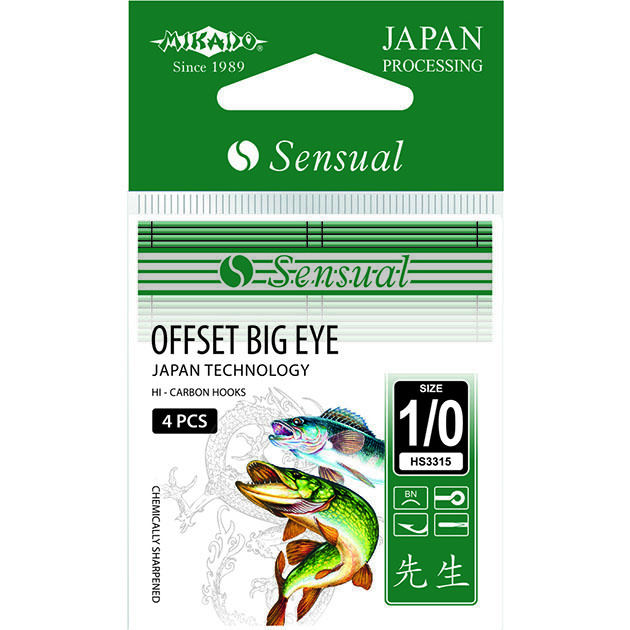 фото Офсетный крючок mikado offset big eye № 5/0 ( 2 шт.)