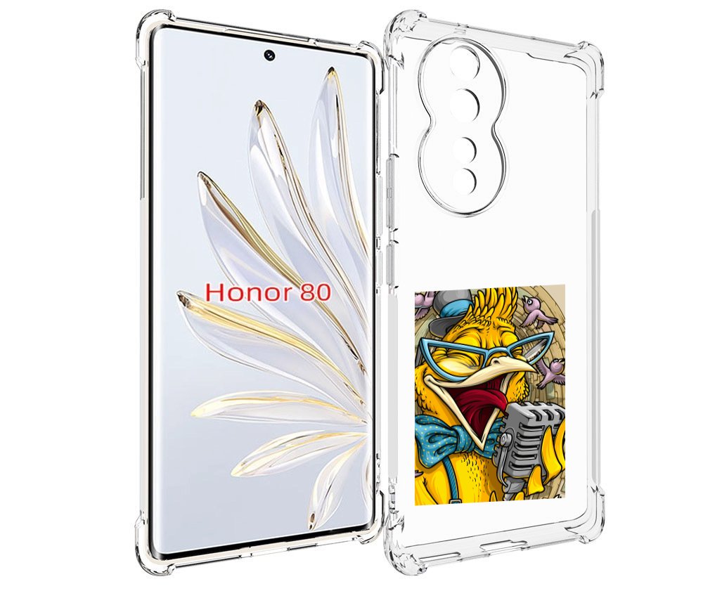 

Чехол MyPads поющая птичка для Honor 80, Прозрачный, Tocco