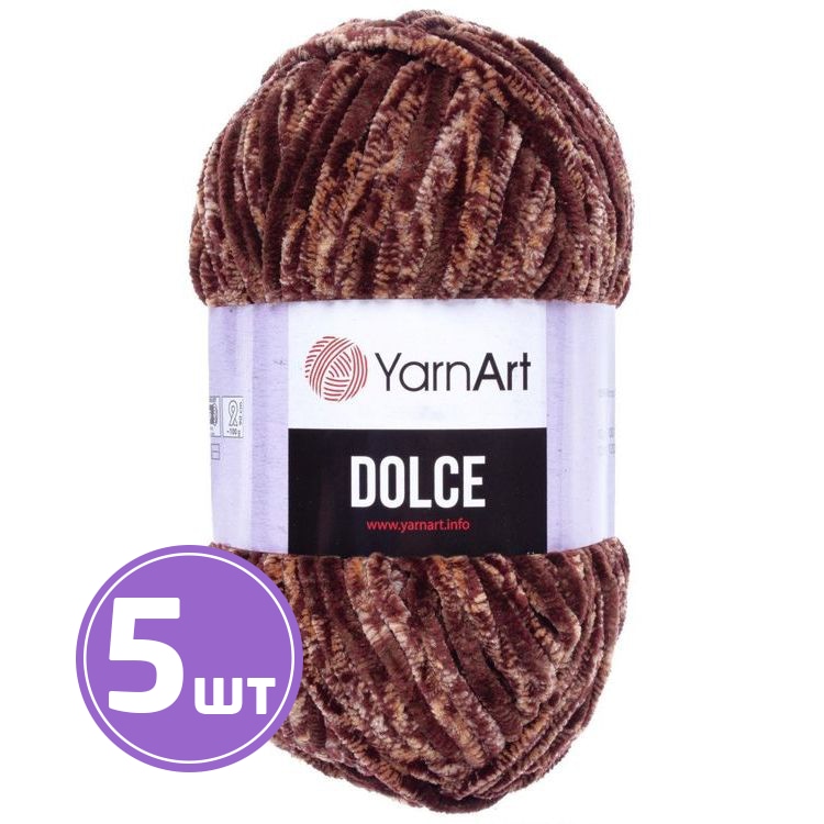 

Пряжа YarnArt Dolce 804 принтованный 5 шт по 100 г, Разноцветный