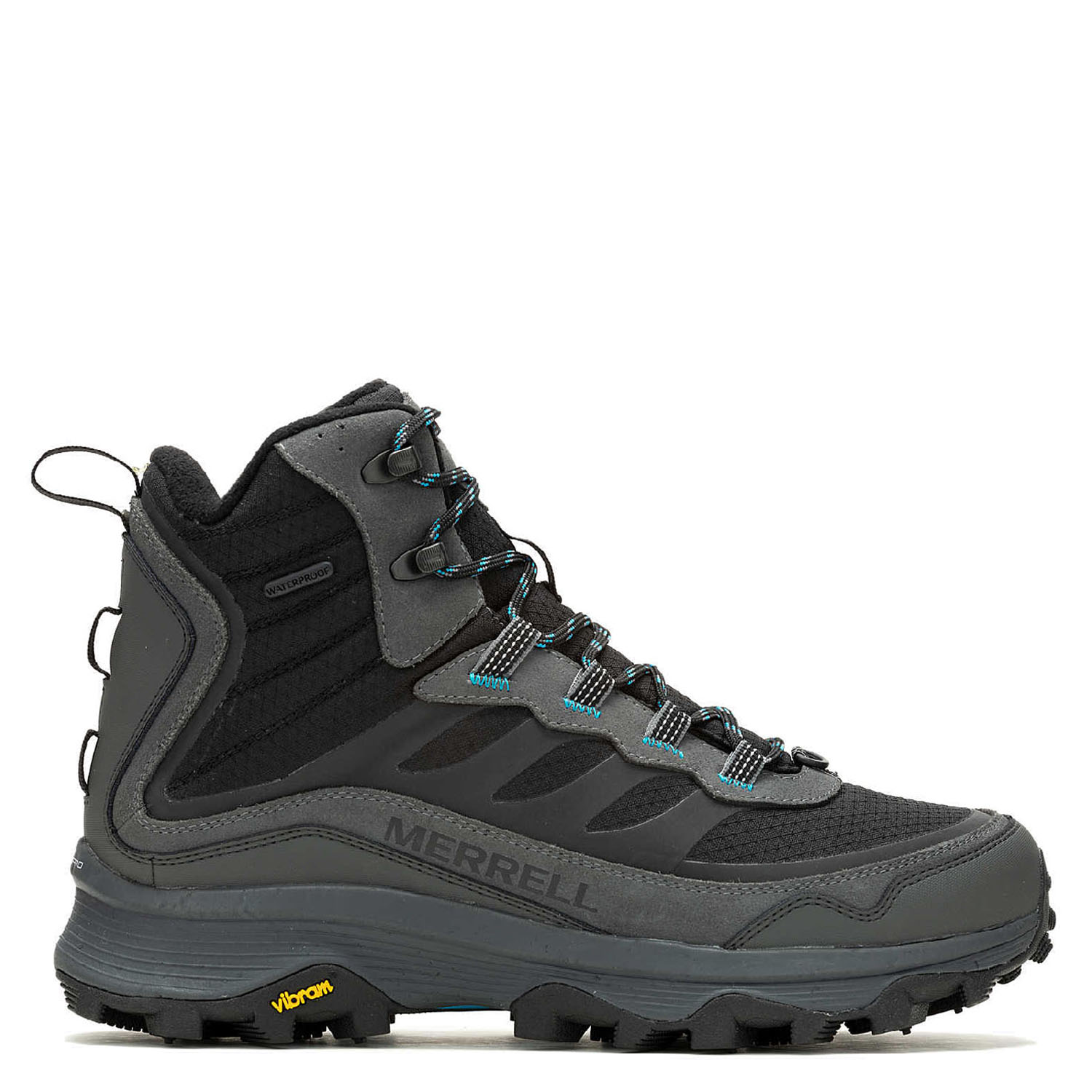 Ботинки Merrell Moab Speed Thermo Mid Wp Men Black/Tahoe (Uk:7) 2023-24