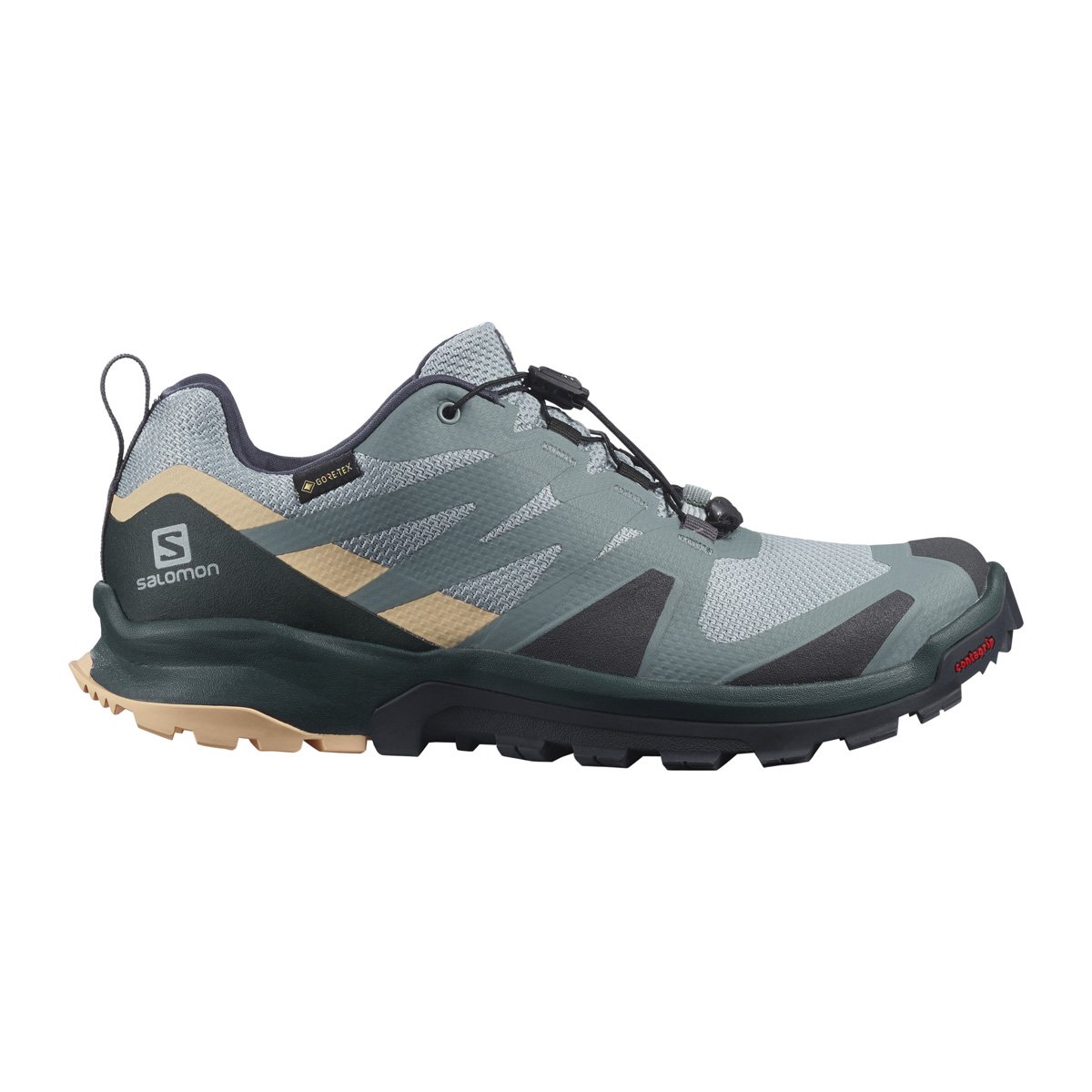 фото Ботинки salomon xa rogg gtx w, slate/green gables/almond cream, 8.5 uk