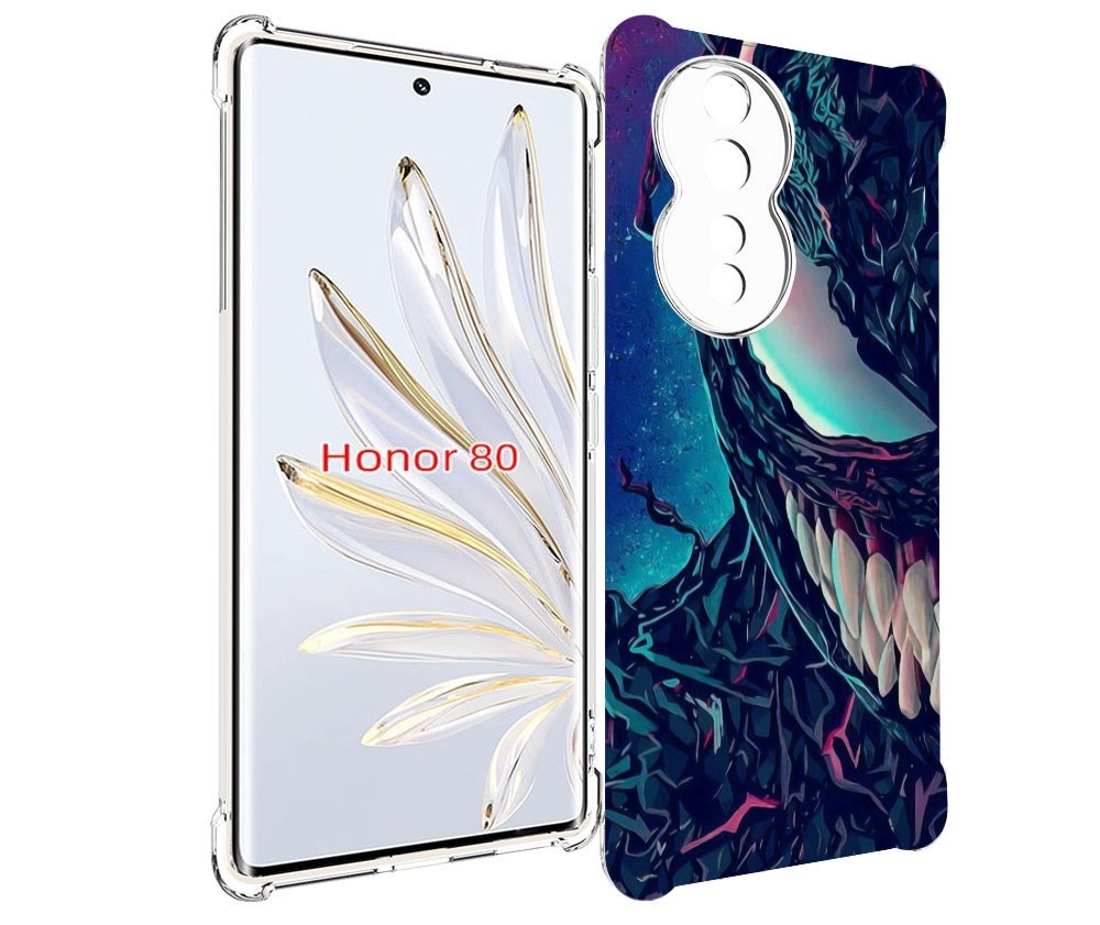 

Чехол MyPads полу веном для Honor 80, Прозрачный, Tocco