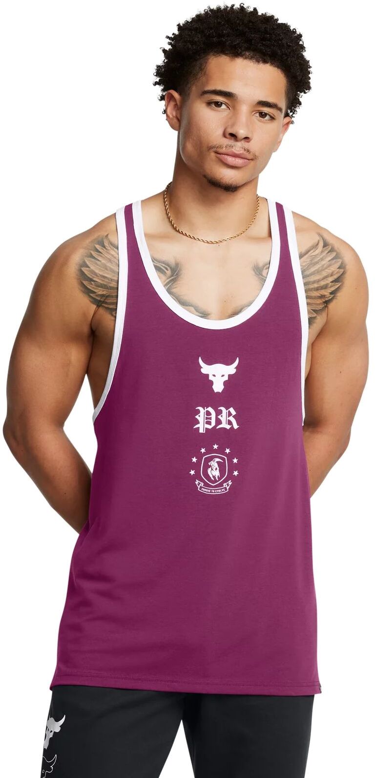 Майка мужская Under Armour UA PJT RCK RACER TANK BOH фиолетовая LG