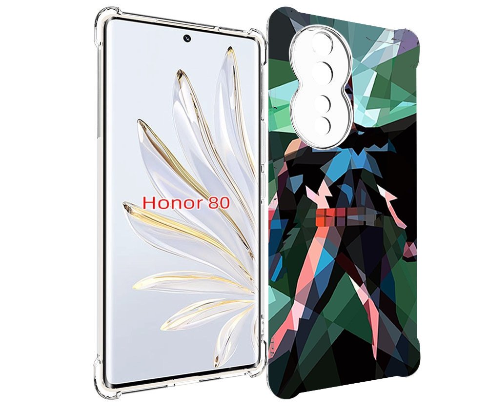 

Чехол MyPads полигональный-бэтмен-арт для Honor 80, Прозрачный, Tocco