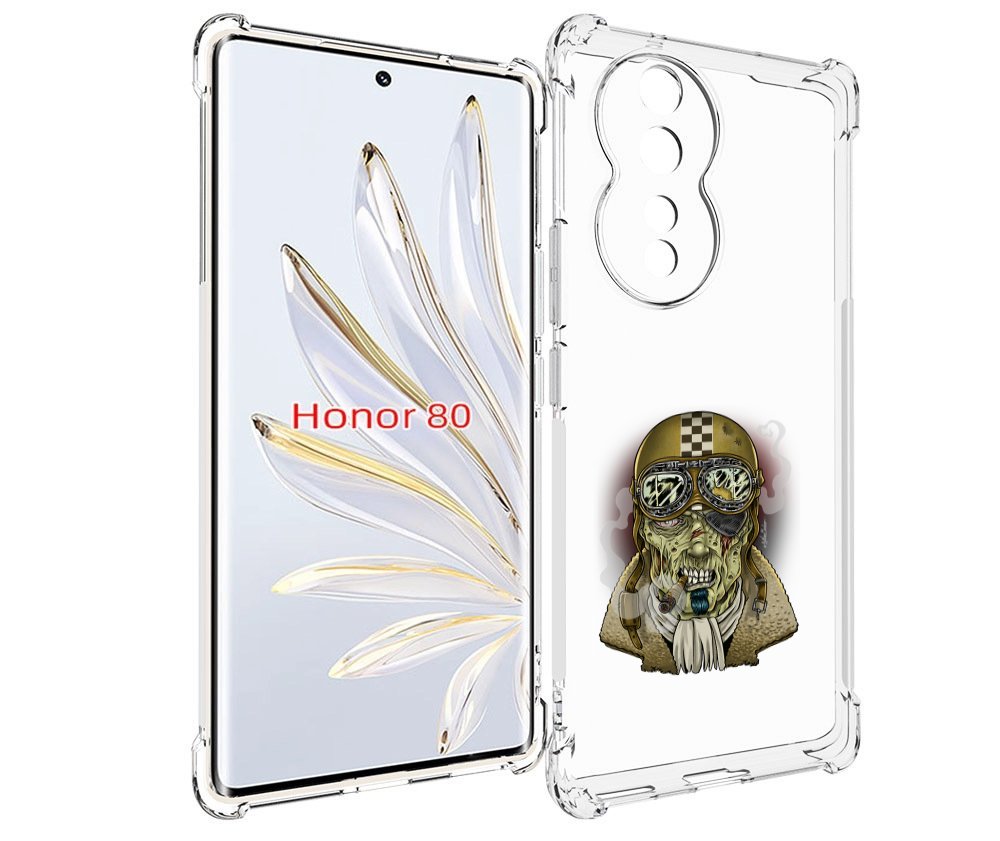 

Чехол MyPads военный зомби для Honor 80, Прозрачный, Tocco