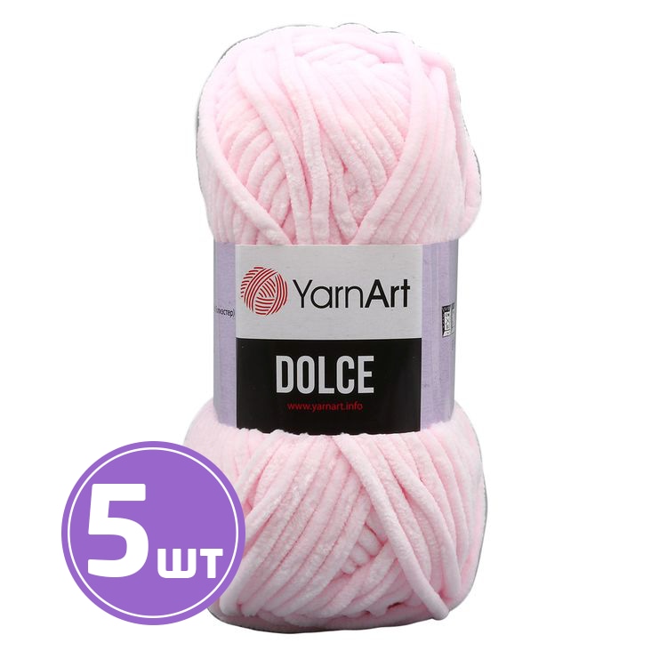 

Пряжа YarnArt Dolce 750 розовый 5 шт по 100 г